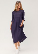 Load image into Gallery viewer, LEMON TREE Josie Linen Dress | Abbey Road Kaikoura