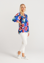 Load image into Gallery viewer, ZAFINA Julia Top Midnight Flower | Abbey Road Kaikoura