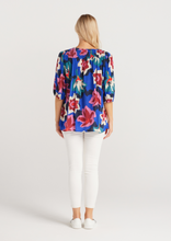 Load image into Gallery viewer, ZAFINA Julia Top Midnight Flower | Abbey Road Kaikoura