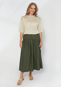 Stella & Gemma Juno skirt Forest Night | Abbey Road Kaikoura
