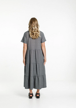 Load image into Gallery viewer, HOME LEE Kendall Dress Winter Stripe | Abbey Road Kaikoura