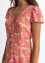 Load image into Gallery viewer, RHYTHM Luna Floral Cap Sleeve Midi Dress Red | Abbey Road Kaikoura