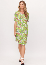 Load image into Gallery viewer, LEMON TREE Lydia Dress Green Print | Abbey Road Kaikoura