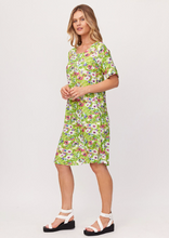 Load image into Gallery viewer, LEMON TREE Lydia Dress Green Print | Abbey Road Kaikoura
