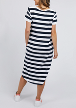 Load image into Gallery viewer, ELM Maeve Midi Dress Navy Stripe | Abbey Road Kaikoura