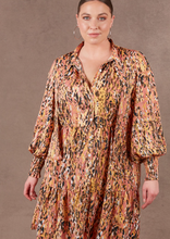 Load image into Gallery viewer, EB&amp;IVE Mayan Dress - Ochre | Abbey Road Kaikoura