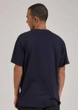 Load image into Gallery viewer, THRILLS Minimal Thrills Merch Fit Tee Navy | Abbey Road Kaikoura