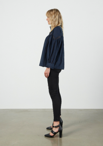 ET ALIA Mikaela Blouse Ink | Abbey Road Kaikoura