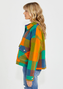 SASS Morgan Check Jacket Multi Check | Abbey Road Kaikoura