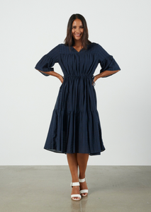 ET ALIA Naomi Dress Ink | Abbey Road Kaikoura
