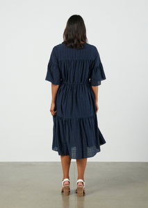 ET ALIA Naomi Dress Ink | Abbey Road Kaikoura