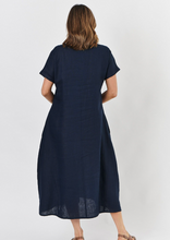 Load image into Gallery viewer, NATURALS BY O&amp;J Dress Navy | Abbey Road Kaikoura