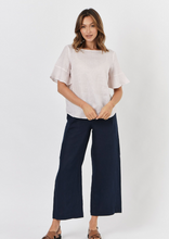 Load image into Gallery viewer, NATURALS BY O&amp;J Linen Pant Navy | Abbey Road Kaikoura