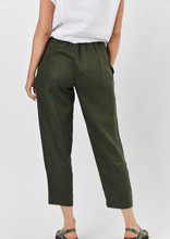 Load image into Gallery viewer, NATURALS BY O&amp;J Linen Pant Nori | Abbey Road Kaikoura