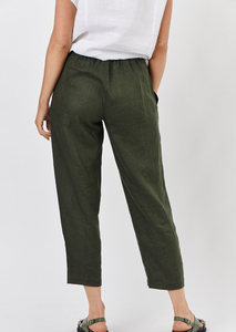 NATURALS BY O&J Linen Pant Nori | Abbey Road Kaikoura