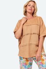 Load image into Gallery viewer, EB &amp; IVE La Vie Pintuck Top | Abbey Road Kaikoura