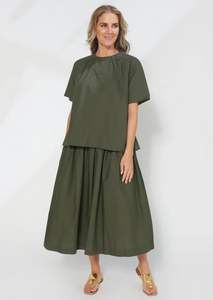 Stella & Gemma Juno skirt Forest Night | Abbey Road Kaikoura