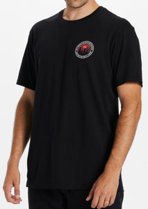 Billabong Rockies Short Sleeve Tee Black | Abbey Road Kaikoura
