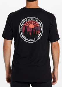 Billabong Rockies Short Sleeve Tee Black | Abbey Road Kaikoura