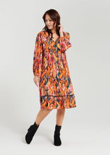 Load image into Gallery viewer, ZAFINA Rosalind Dress - Fire | Abbey Road Kaikoura