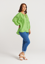Load image into Gallery viewer, ZAFINA Sadie Top Green | Abbey Road Kaikoura