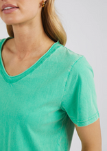 Load image into Gallery viewer, Foxwood Washed Sammy Tee Green | Abbey Road Kaikoura