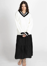 Load image into Gallery viewer, FEDERATION Tier Skirt Black | Abbey Road Kaikoura
