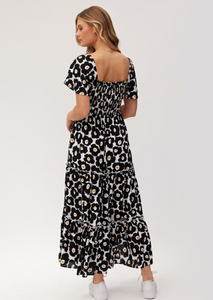 LEMON TREE Skylar Dress Black Daisy | Abbey Road Kaikoura