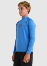 Load image into Gallery viewer, BILLABONG Boys Straya LS Rashie Summer Blue | Abbey Road Kaikoura