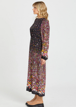 Load image into Gallery viewer, SASS Suki Long Sleeve Dress Ditzy Border | Abbey rRoad Kaikoura