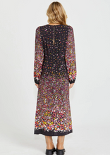 Load image into Gallery viewer, SASS Suki Long Sleeve Dress Ditzy Border | Abbey rRoad Kaikoura