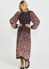 Load image into Gallery viewer, SASS Suki Long Sleeve Dress Ditzy Border | Abbey rRoad Kaikoura