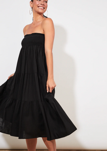 HAVEN Tanna Maxi Skirt Jet | Abbey Road Kaikoura