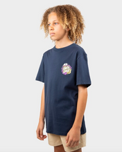 Load image into Gallery viewer, OS Slasher Dot Tee Navy