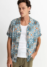 Load image into Gallery viewer, RHYTHM Tile SS Shirt Teal | Abbey Road Kaikoura
