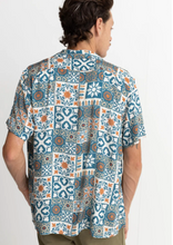 Load image into Gallery viewer, RHYTHM Tile SS Shirt Teal | Abbey Road Kaikoura
