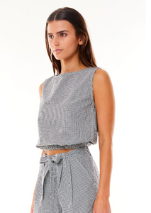 HUFFER Idyllic Lounge Top Navy/White | Abbey Road Kaikoura