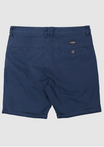 Billabong Wave Wash Twill Shorts Dark Blue | Abbey Road Kaikoura