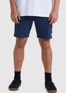 Billabong Wave Wash Twill Shorts Dark Blue | Abbey Road Kaikoura