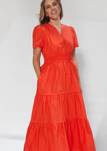 Load image into Gallery viewer, STELLA &amp; GEMMA Vittoria Dress Tomato | Abbey Road Kaikoura