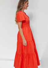 Load image into Gallery viewer, STELLA &amp; GEMMA Vittoria Dress Tomato | Abbey Road Kaikoura
