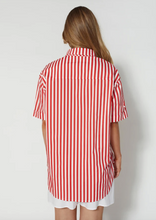 Load image into Gallery viewer, DEAR SUTTON Zain Shirt Red Stripe | Abbey Road Kaikoura