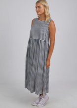 Load image into Gallery viewer, ELM Zest Dress Navy Checkerboard | Abbey Road Kaikoura