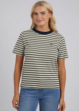 Load image into Gallery viewer, Elm Astra Tee Clover/Pearl Stripe|Abbey Road