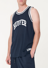 Load image into Gallery viewer, HUFFER 3 Baller Singlet Midnight Blue | Abbey Road Kaikoura
