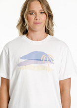 Load image into Gallery viewer, Home Lee Chris Tee / White w Summer Print |Abbey Road