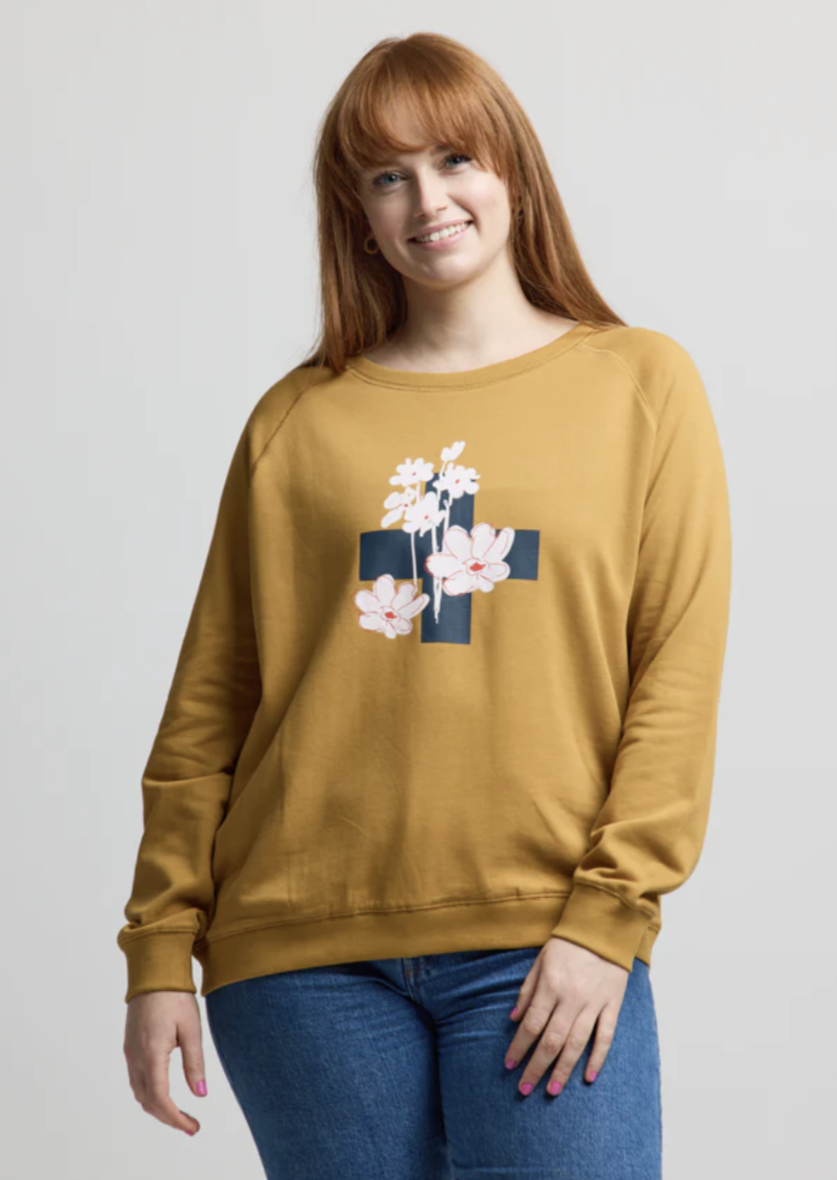 Stella & Gemma Dijon Bloom Sweater |Abbey Road
