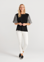 Load image into Gallery viewer, SEDUCE Eloise Top Black Check | Abbey Road Kaikoura