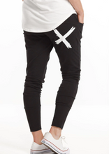 Load image into Gallery viewer, Home Lee Apartment Pants /Black with Single White X|Abbey Road