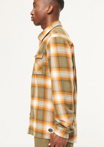 Huffer 9 TO 5 Check Shacket - Olive/Chalk|Abbey Road